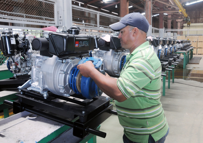 Alternativas en fábrica de bombas de agua