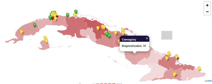 Imagen: Tomada de: covid19cubadata Detectan nuevo caso positivo en centro de aislamiento para viajeros