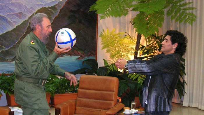 Amistad entrañable: Fidel y Maradona