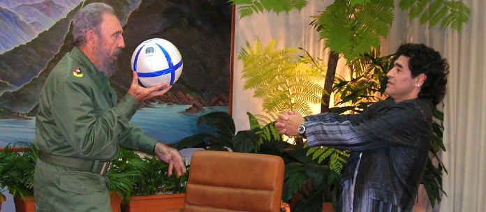 Amistad entrañable: Fidel y Maradona