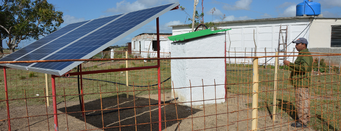 Paneles solares para el desarrollo rural en Camagüey