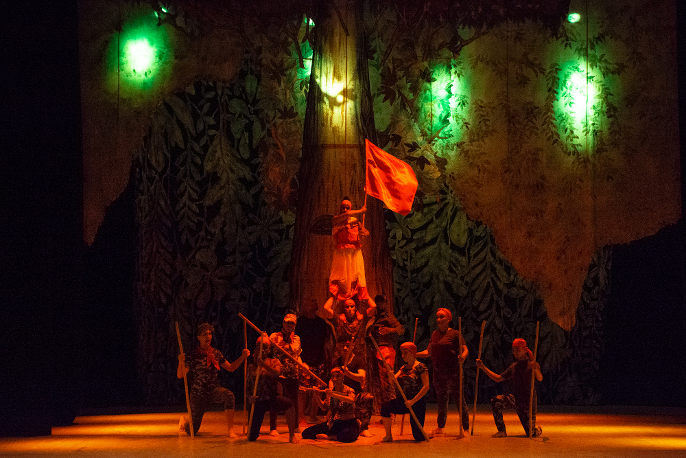 En ocho días, el Folklórico montó el espectáculo Carlota, en el que participan 18 bailarines y 12 músicos. Fotos: Alejandro Rodríguez Leiva/ Adelante Carlota, una leyenda cantada y bailada