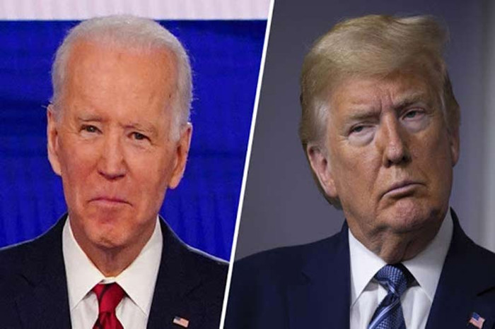 Ventaja de Biden sobre Trump por 13 puntos