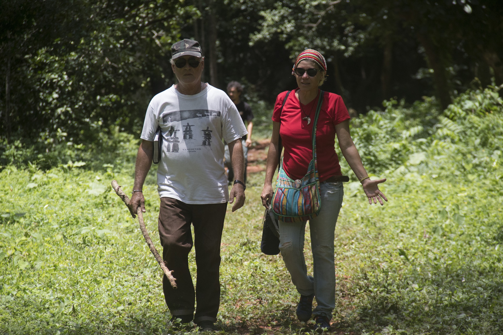 Adolfo Silva junto a Yoandra Santana en una de las ediciones de la Cruzada Literaria.