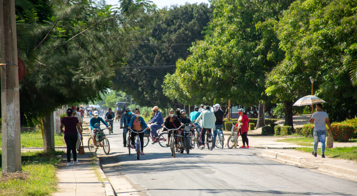 En Santa Cruz: la COVID-19 en la calle