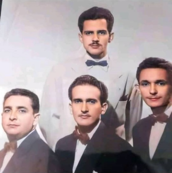 Cuarteto Voces del momento, conocido en los años ´50 del pasado siglo. Uno de los fundadores fue Blas González, abuelo de Yicel Acosta.
