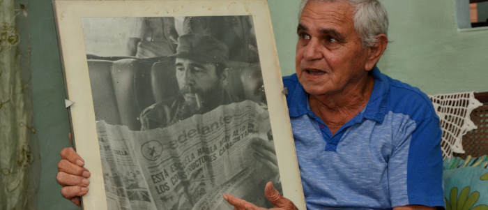 Fidel, el periódico Adelante y una foto para la vida