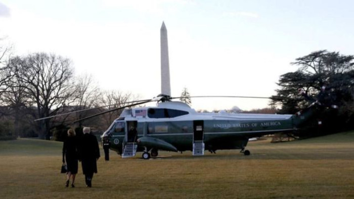 Foto: tomada de bbcmundo.com Salió Trump de la Casa Blanca