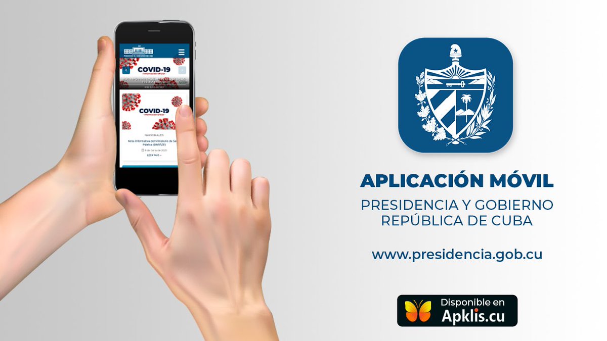 Disponible para su descarga, aplicación móvil Presidencia Cuba