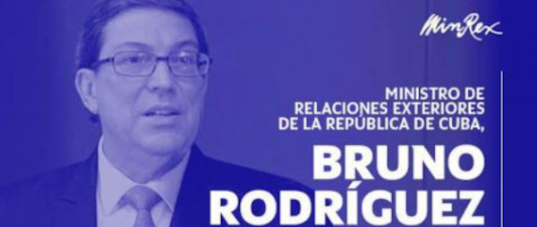 Canciller cubano presenta información sobre operación político-mediática