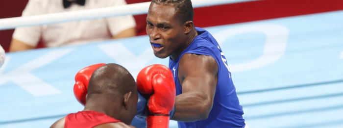 Con recital de golpes Julio César La Cruz inició boxeo olímpico