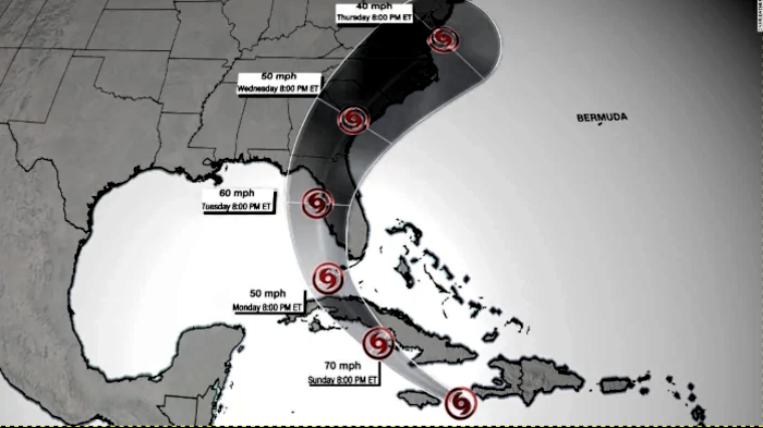 Tormenta tropical Elsa se acerca al sur de la región central