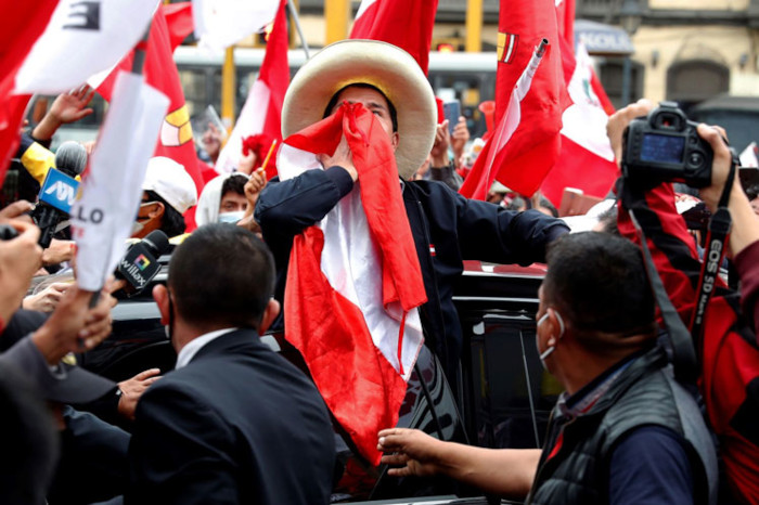 Foto: tomada de prensa-latina.cu Electo Pedro Castillo, preocupante movimientos golpistas en Perú