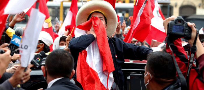 Electo Pedro Castillo, preocupante movimientos golpistas en Perú