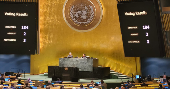 Otra vez rechazo mundial del bloqueo de EEUU contra Cuba