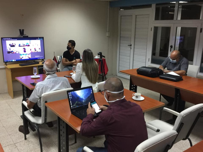 No obstante los embates del bloqueo, la Universidad de Camagüey no ha dejado de participar en eventos nacionales e internacionales, incluso en este período pandémico que ha obligado a la virtualidad. Foto: Tomada del perfil en Facebook de la Universidad Universidad de Camagüey: inteligencia contra bloqueo