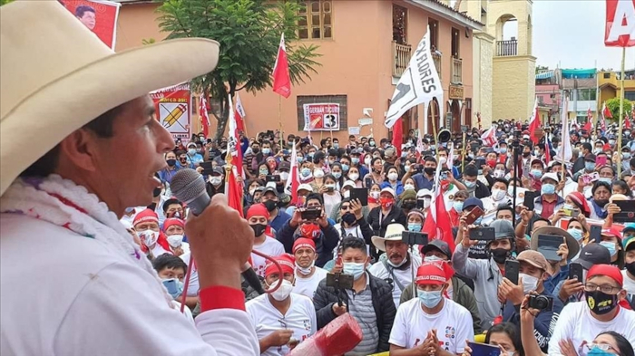 Keiko Fujimori busca la intervención de la OEA en los resultados finales de los comicios, que dieron la victoria a Pedro Castillo. Foto: tomada de aa.com.tr Piden manos de la OEA fuera de Perú