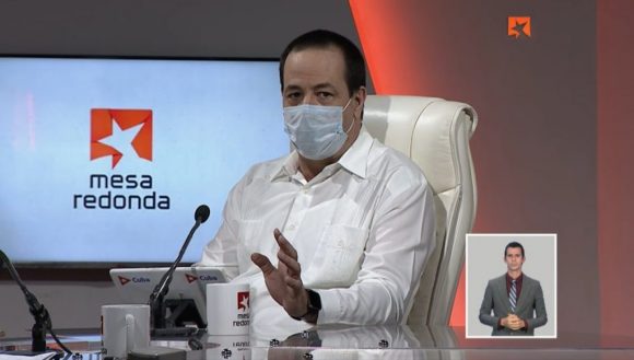 José Angel Portal Miranda en la Mesa Redonda. Foto: Archivo.