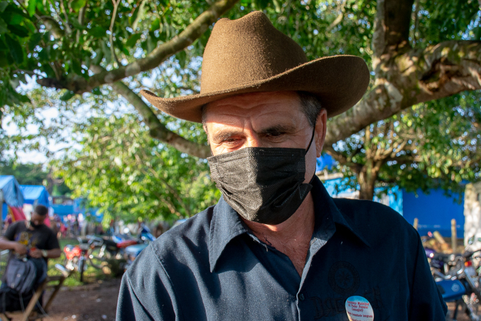 Julio Cabrera campesino y presidente de la CCS José Antonio, colectivo que por 13 años ininterrumpidamente ha sobrepasado el millón de litros de leche entregados a la Industria. 