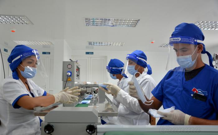 Planta de producción de insumos médicos de protección contra la COVID-19