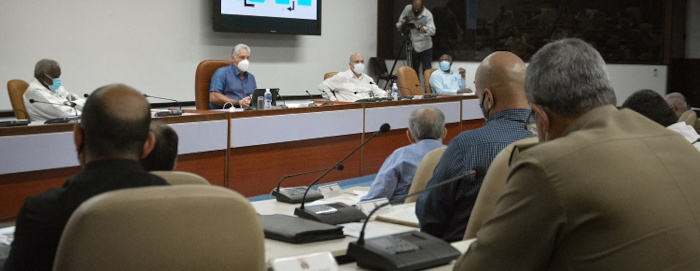Pensar y actuar para Cuba: Encuentro virtual de la dirección del país con 2 600 dirigentes