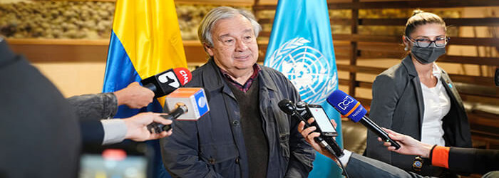 Resalta António Guterres tracendencia del Acuerdo de Paz en Colombia