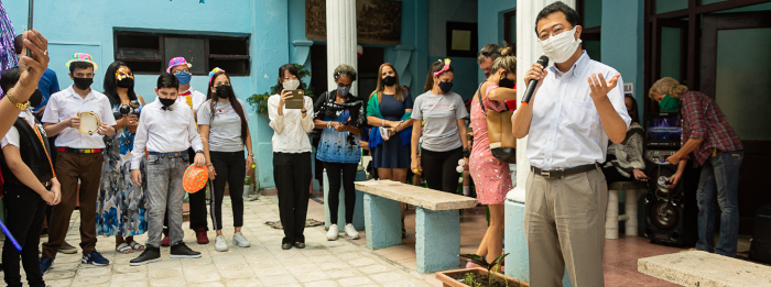 Obra solidaria para niños autistas de Camagüey