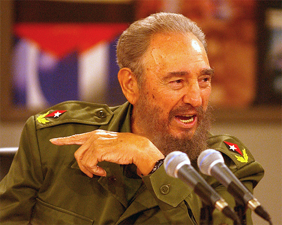 Fidel, presente entre los martianos