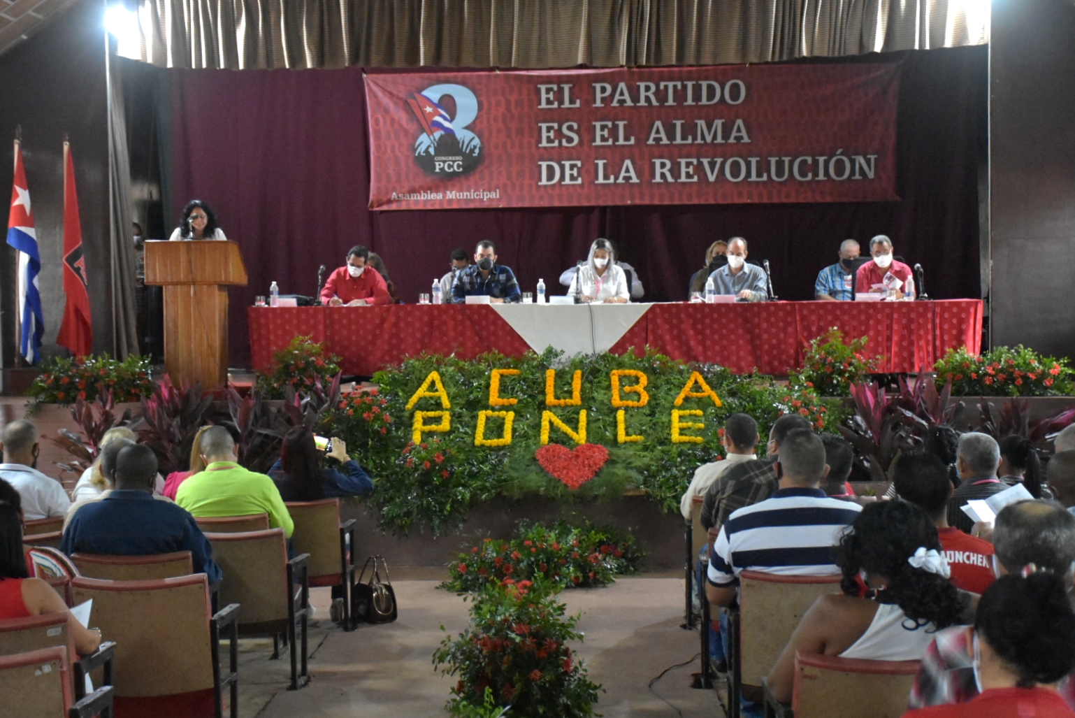 En Camagüey las asambleas comenzaron por el municipio de Sierra de Cubitas, con la presencia del intetrante del Secretariado del Comité Central del Partido Comunista de Cuba, Rogelio Polanco.Foto: Alejandro Rodríguez Leiva/ Adelante