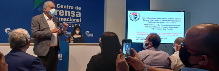 Inconsistentes pruebas empleadas para apoyar la narrativa del "síndrome misterioso" 