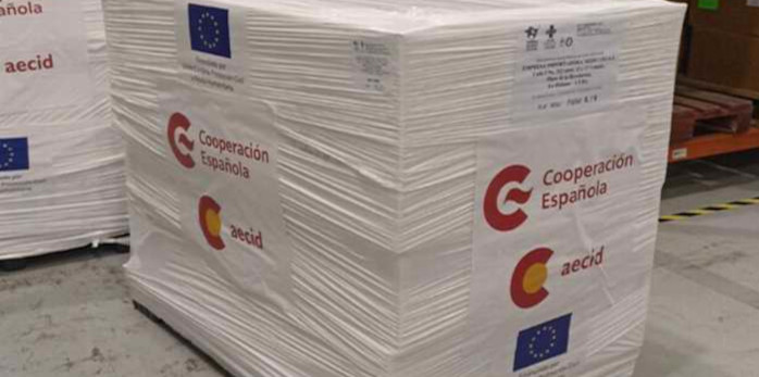 Más donaciones solidarias desde España