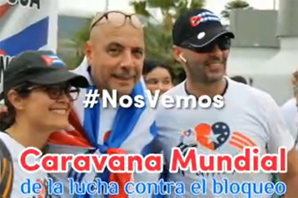 Contra bloqueo de EEUU a Cuba, otra Caravana Mundial