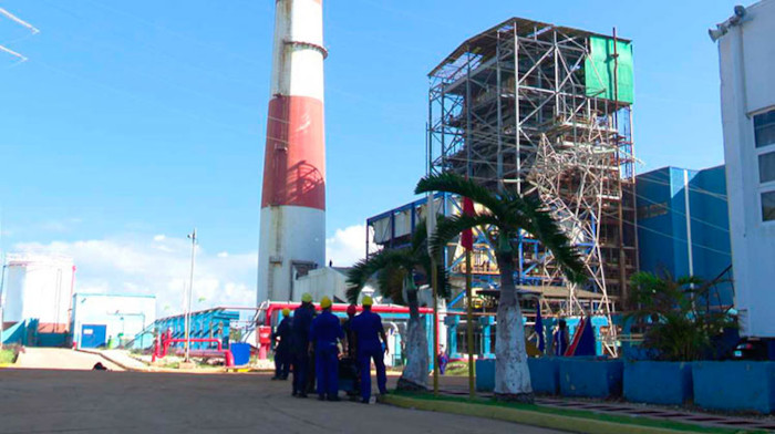 Salida imprevista de Termoeléctica Antonio Guiteras