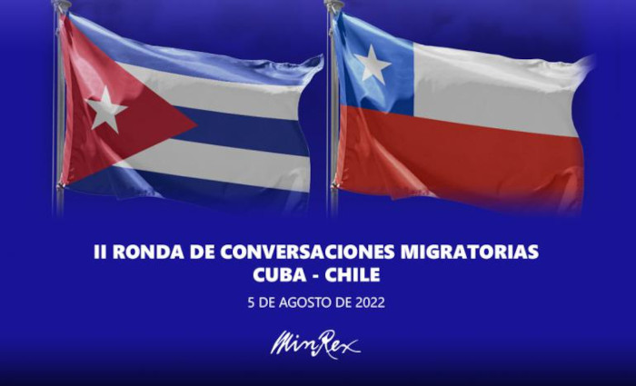 Foto: Tomada de cubaminrex.cu Cuba y Chile conversaron sobre temas migratorios