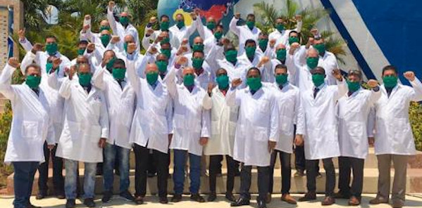 En Italia médicos cubanos para apoyar en emergencia
