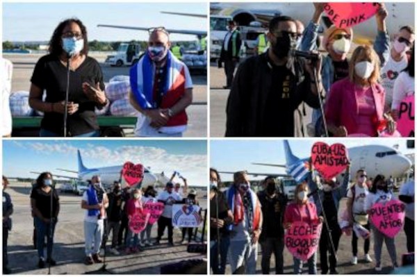 Fotos: Tomadas de cuba.cu Llegó a Cuba donativo de organizaciones solidarias estadounidenses