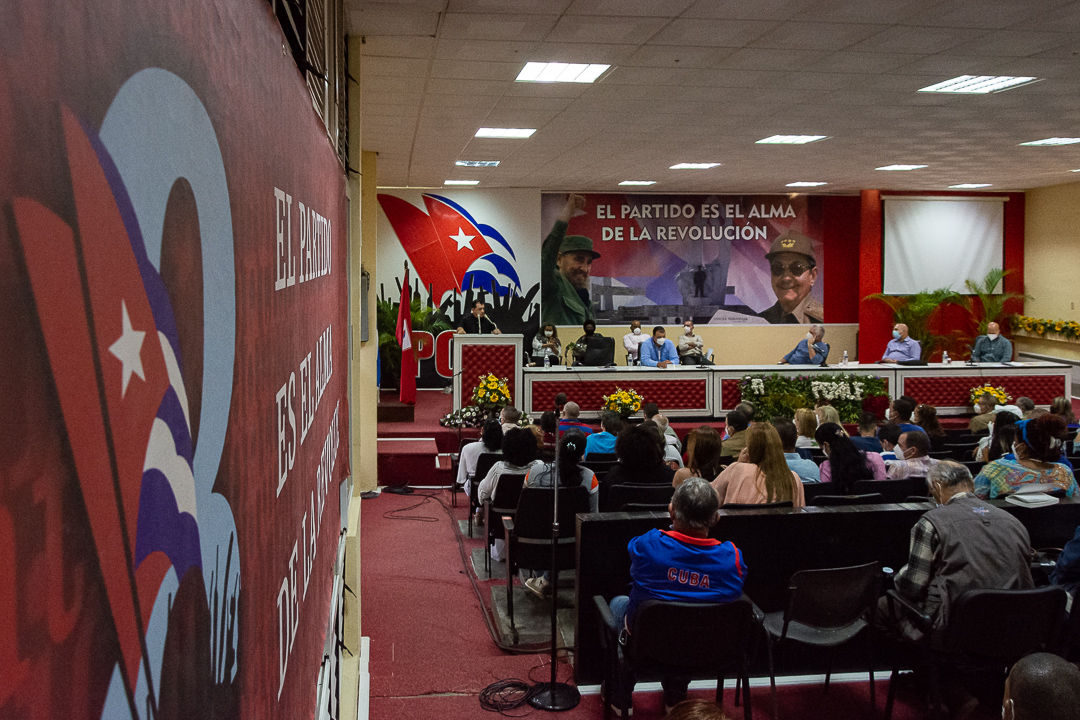 El primer secretario del Comité Central del Partido, Miguel Díaz-Canel Bermúdez, presidió la Asamblea de Balance en el municipio de Camagüey.