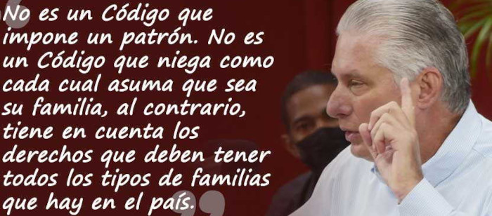 Presidente cubano insta a estudiar proyecto de nuevo Código de Familias