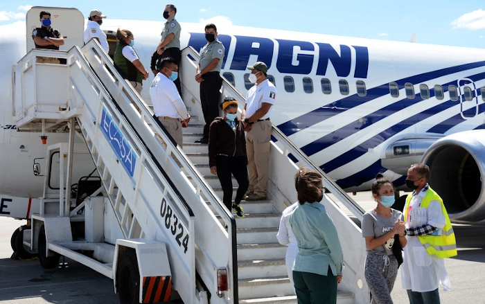 Foto: Tomada de acn.cu Devuelven 78 migrantes cubanos irregulares desde México y Bahamas