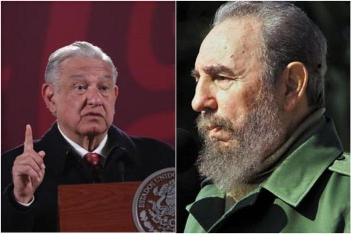 López Obrador: entre los grandes, grandes... Fidel Castro