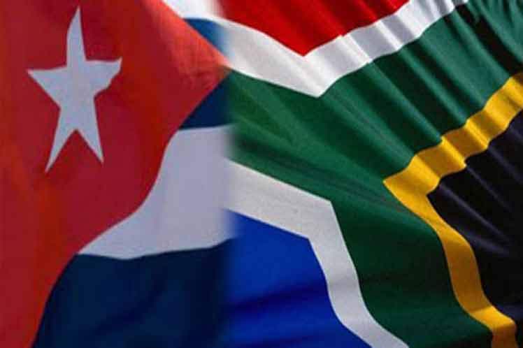 Expresan Cuba y Sudáfrica voluntad de fortalecer nexos bilaterales