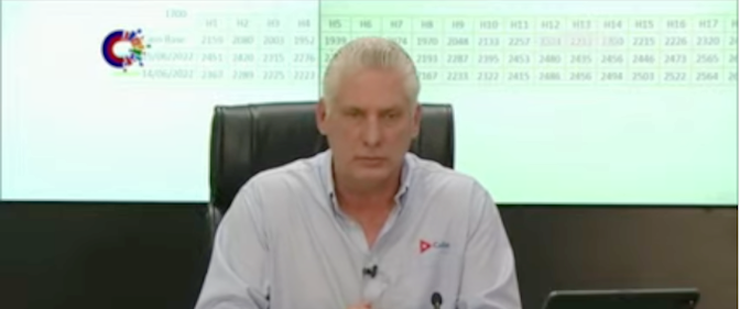 Informa presidente cubano sobre situación electroenergética (+ Video)
