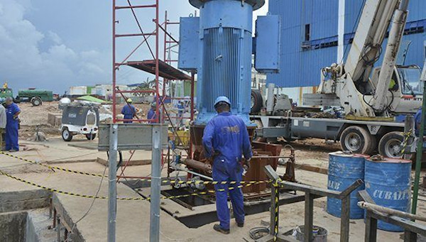 Foto: Tomada de acn.cu Trabajos sostenidos por avería en Termoeléctrica Antonio Guiteras