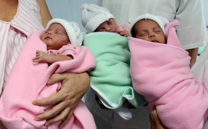 De alta médica trillizas camagüeyanas