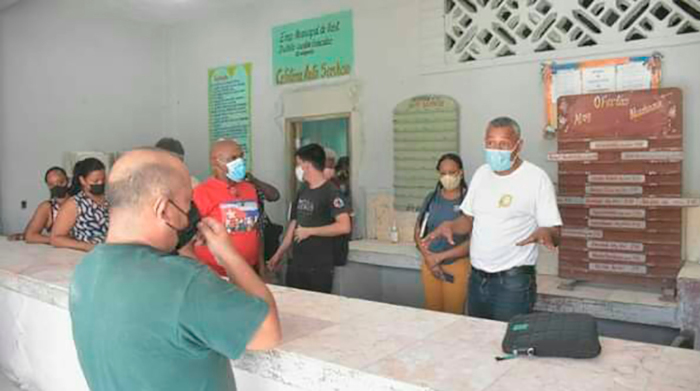 Visita partidista al consejo popular La Belén