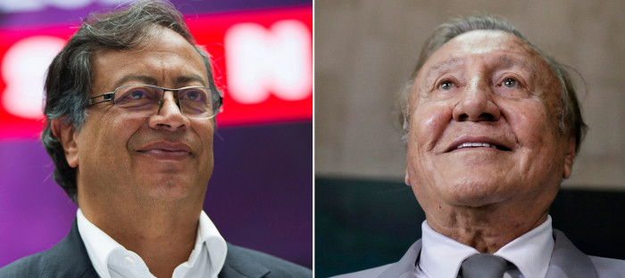 Buscan apoyos candidatos para segunda vuelta electoral en Colombia