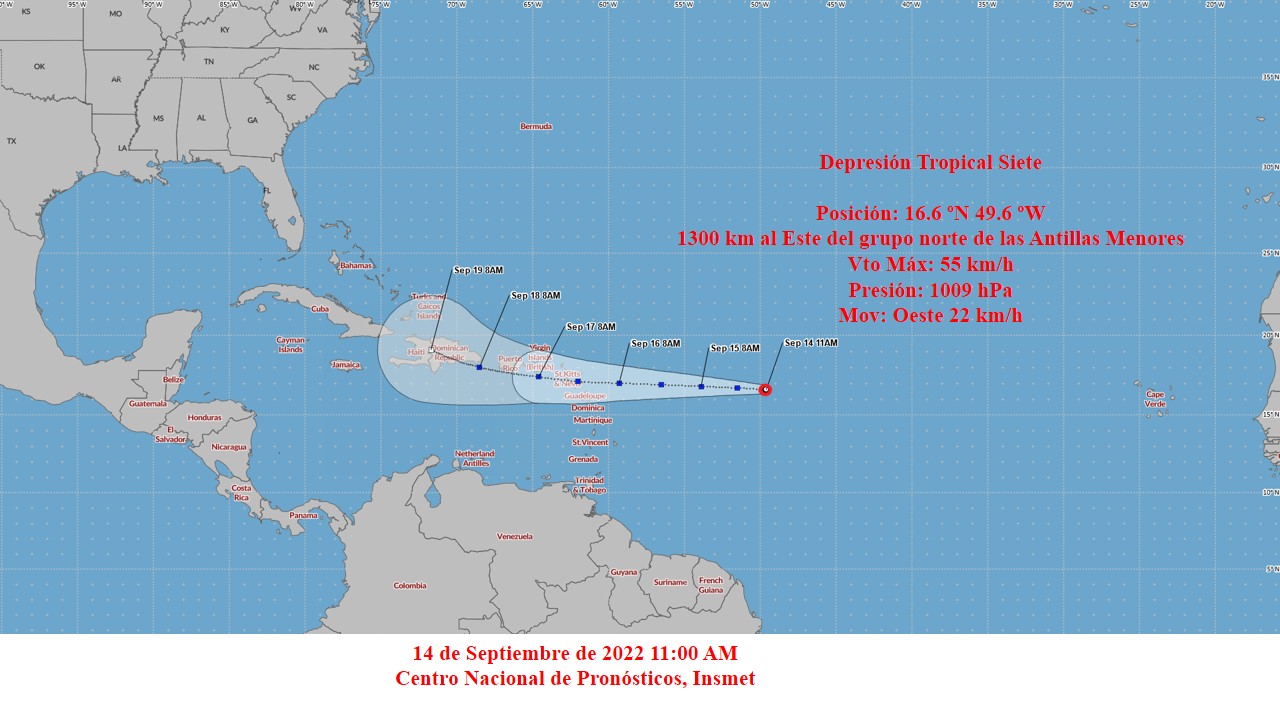 Se forma la Tormenta Tropical Fiona