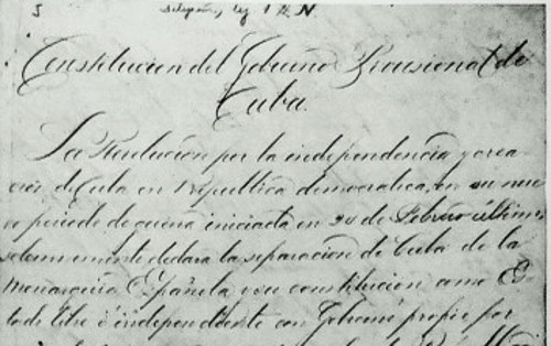 La Constitución de Jimaguayú, hito en la unidad de los mambises