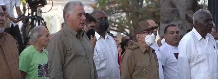 Presidieron Raúl Castro y Díaz-Canel conmemoración en Cienfuegos