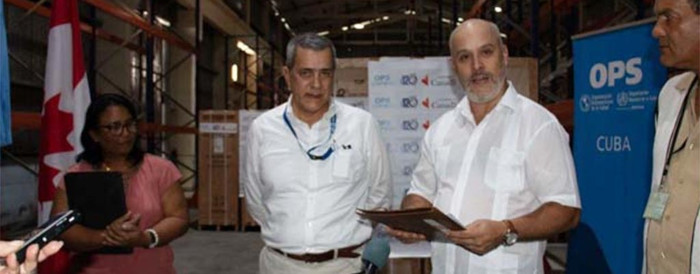 Recibe Cuba refrigeradores para conservación de vacunas